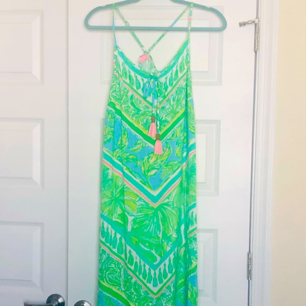 Lily Pulitzer Philomena Strappy Maxi dress size M